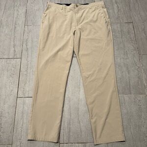 IZOD Golf Tan Khaki Straight Leg Ankle Sports Pants Size 40